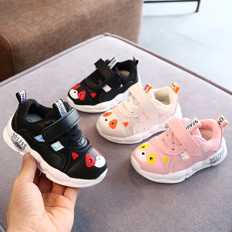 

Autumn Children's Baby Toddler Shoes Boys Breathable Mesh Shoes Female Baby Toddler Shoes Soft Bottom