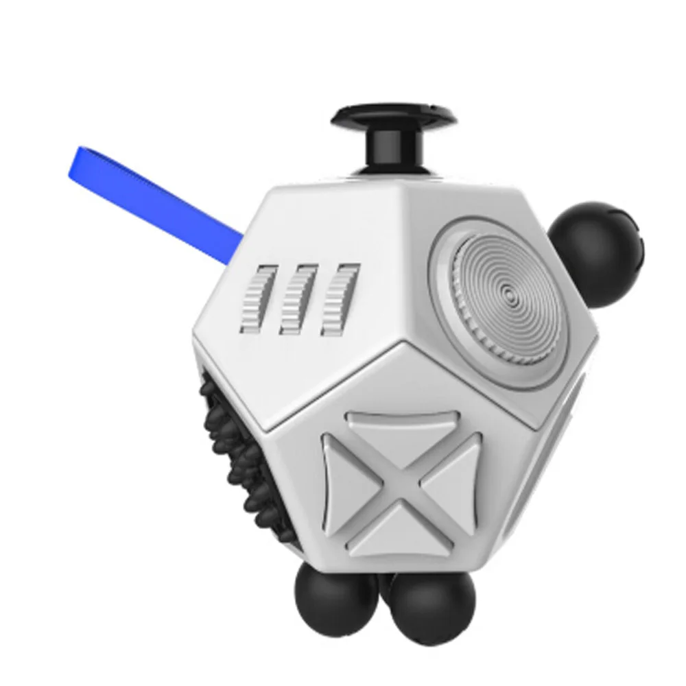 

Magic cubes 12-sided decompression toy anti-stress squeeze fun 7-10 years relieve stress Games and Puzzle increase concentration