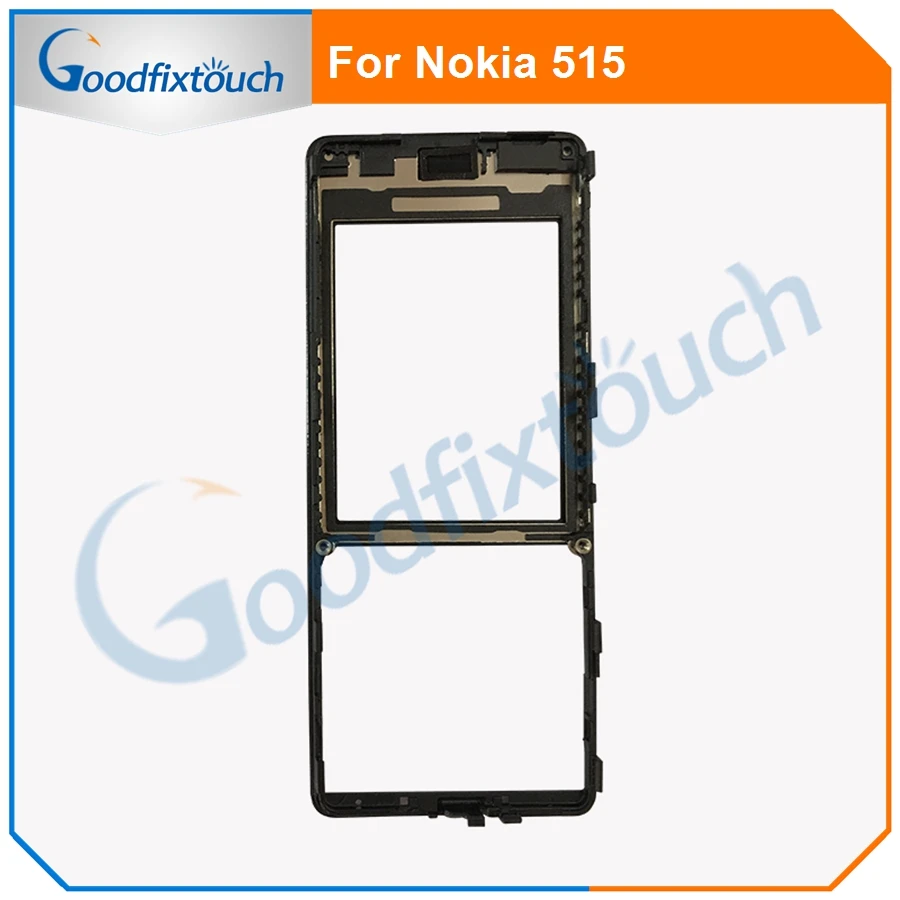 A+++ передний ЖК-дисплей рамка для Nokia 515 Сенсорный экран Панель спереди Корпус Ремонт Часть чехол для ЖК-панели для lumia 515(без ЖК-дисплей