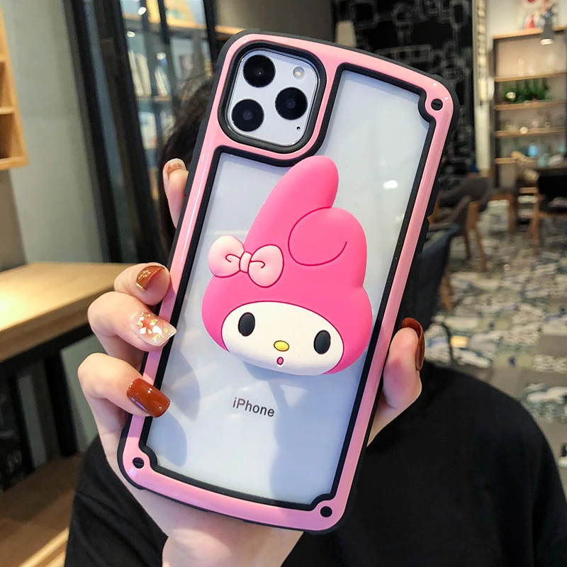 Для iphone XS Max X XR Sailor moon sakura melody полное покрытие Броня чехол для iphone 11 pro 8 plus 7 6S противоударный чехол+ подставка - Цвет: Тёмно-синий
