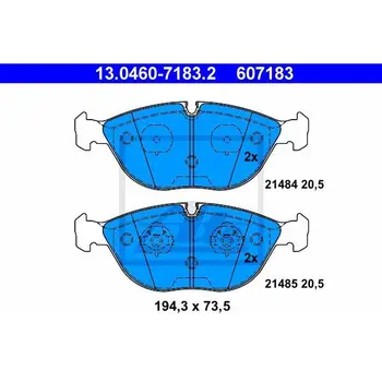 

Disc pads. \ BMW E38 5.0 4.0D 94 MB W210 E50/E55 AMG 96