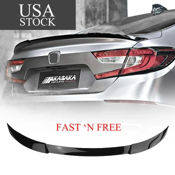 

Gloss Black Trunk Wing Spoiler Lip FOR 2018 2019 2020 HONDA Accord JDM V TYPE AM