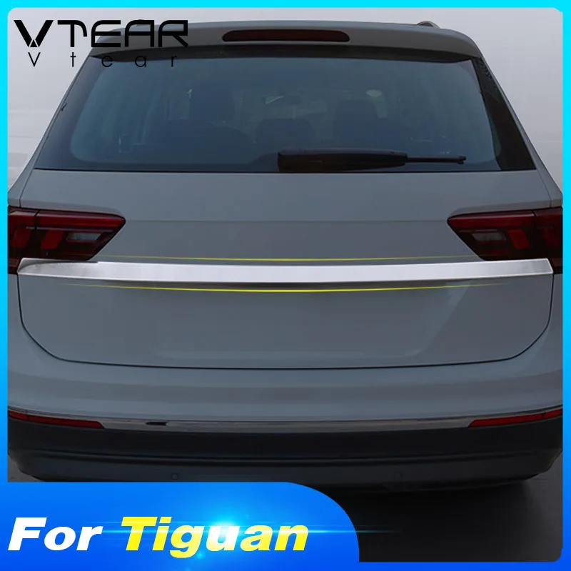 Vtear для VW Tiguan тигуан 2020 2019 2018 задний багажник отделка двери Наружные молдинги