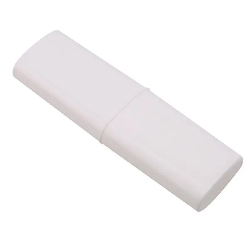 Чехол для путешествий, держатель для зубной щетки, походная зубная паста, чехол для хранения с несколькими колпачками, держатель для зубной щетки, коробка для хранения, инструменты для ванной комнаты - Цвет: white