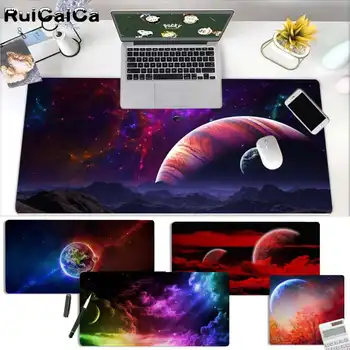 

RuiCaiCa Your Own Mats Colorful Sky Moon Office Mice Gamer Soft Mouse Pad Free Shipping Large Mouse Pad Keyboards Mat