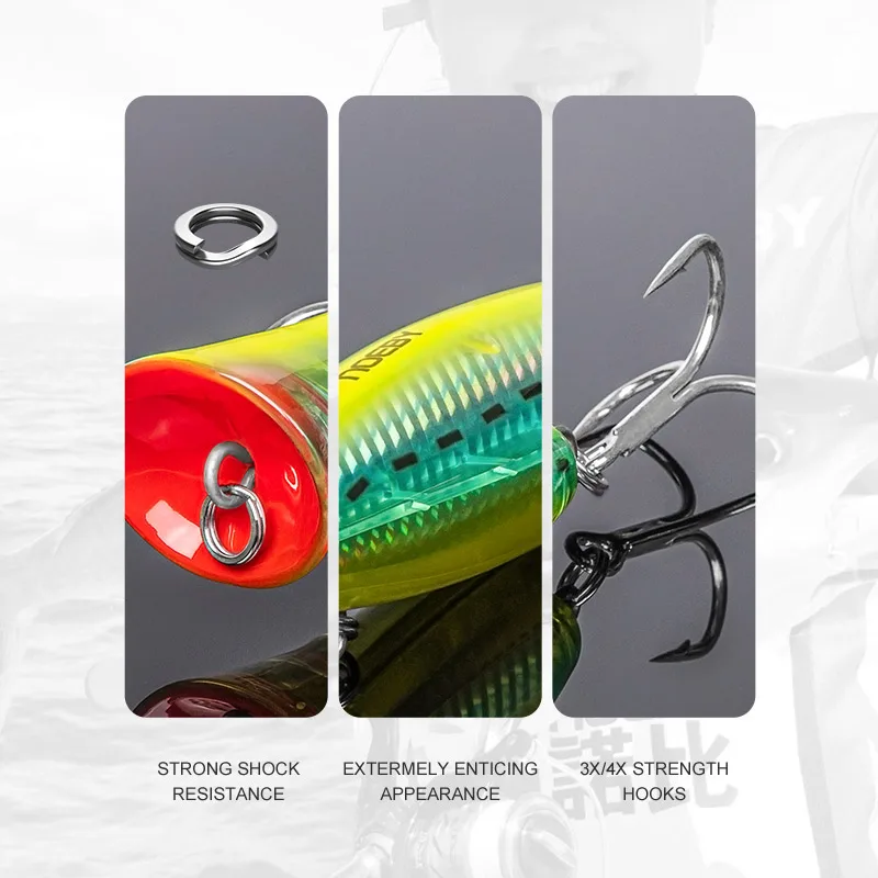 Noeby Popper Fishing Lure 120mm 43g 160mm 78g 200mm 154g