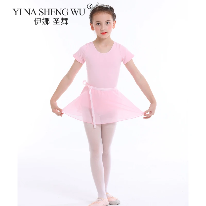 

Ballet Leotard Gymnastic Ballet Leotard Tutu Dress Princess Ballerina Dresses Short Sleeve Dancewear Dance Costume With Cotton