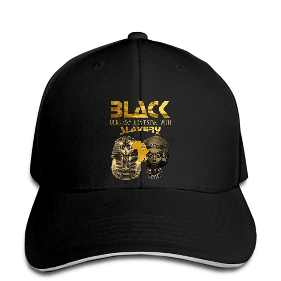 История не начиналась с рабства египетская Нубийская бейсболка snapback шляпа пиковая