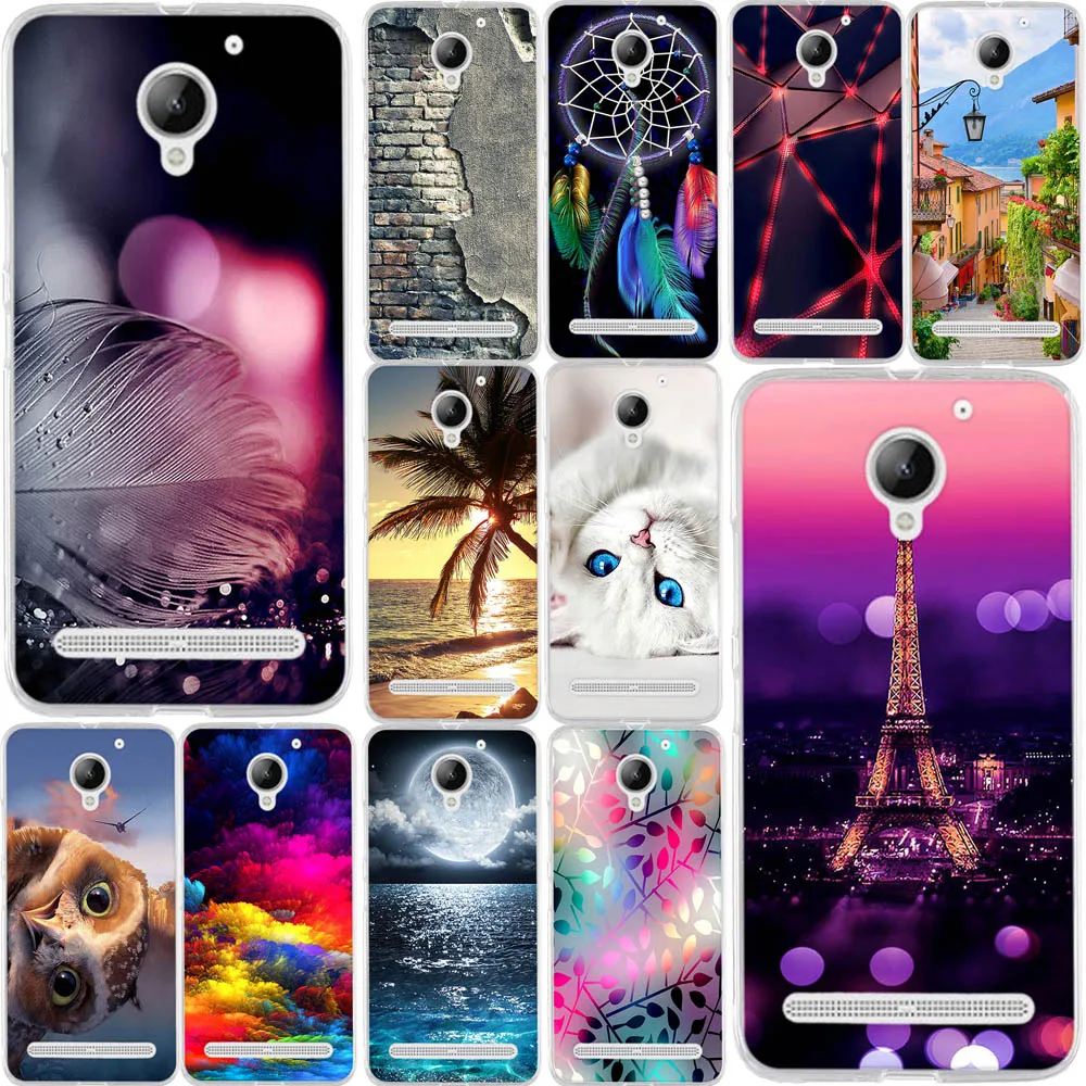 Phone Case For Lenovo Vibe C2 Silicone Painted Coque / Power K10A40 Cover 5.0&quot Soft TPU | Мобильные телефоны и