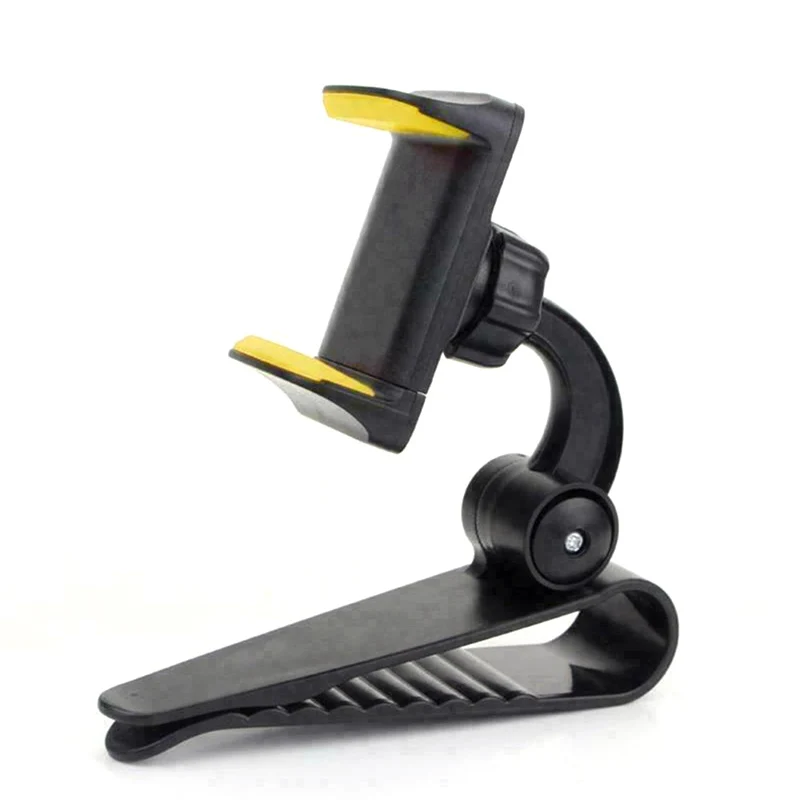 

New Car Sun Visor Mount Cell Phone Holder Clip Universal 360 Rotating Brackets