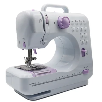 

mini portable household electric pedal sewing machine edging mini sewing home multi-function double line repair machine