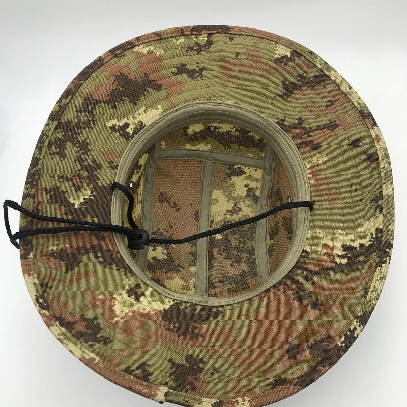 Унисекс, камуфляжная Панама Cordura с широкими полями, рыбацкие шапки, кепка для кемпинга, водонепроницаемая Кепка с защитой от комаров для женщин и мужчин