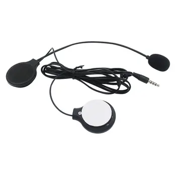 

Ultra-Thin Motocycle Headset 3.5Mm Aux Wired Helmet Headphones With Microphone For Mobile Phone Mp3 Player