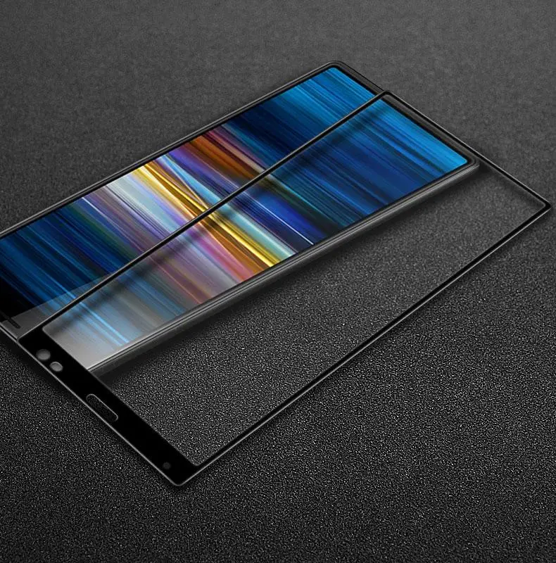Полное покрытие из закаленного стекла для sony Xperia L3 5 10 Plus 1 XZ4 XA3 XZ2 Plus XA2 Ultra XZ2 Премиум компактная Защитная пленка для экрана