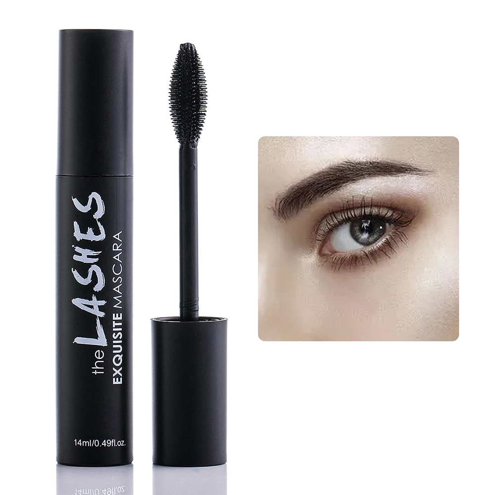 

PERALICE Mascara Durable Waterproof Dense Curling Not Dizzy Sweatproof Lasting Shape Maintenance Moisturizing makeup Beauty