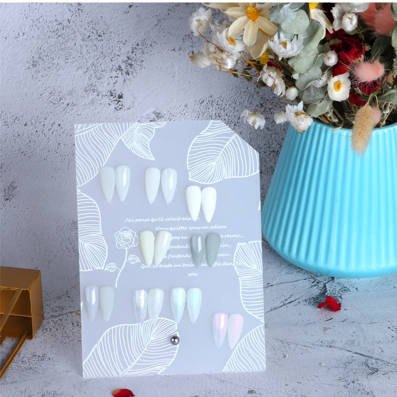 Acrylic Tabletop Acrylic Nail Art Display Irregular Board Transparent Nail Art Showing Holder, Acrylic Dust-proof Display Board