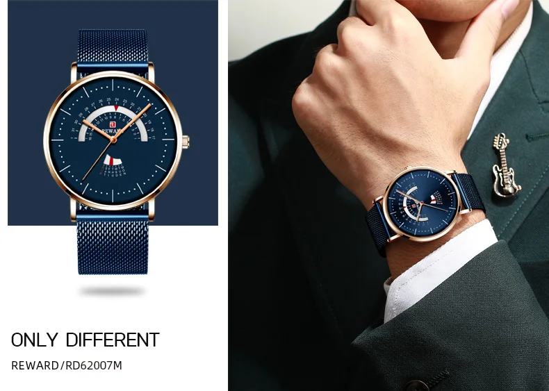Часы Для мужчин ультра-тонкий Нержавеющая сталь кварцевые наручные часы эксклюзивный бренд мужские Водонепроницаемый часы бизнес класса Relogio Masculino