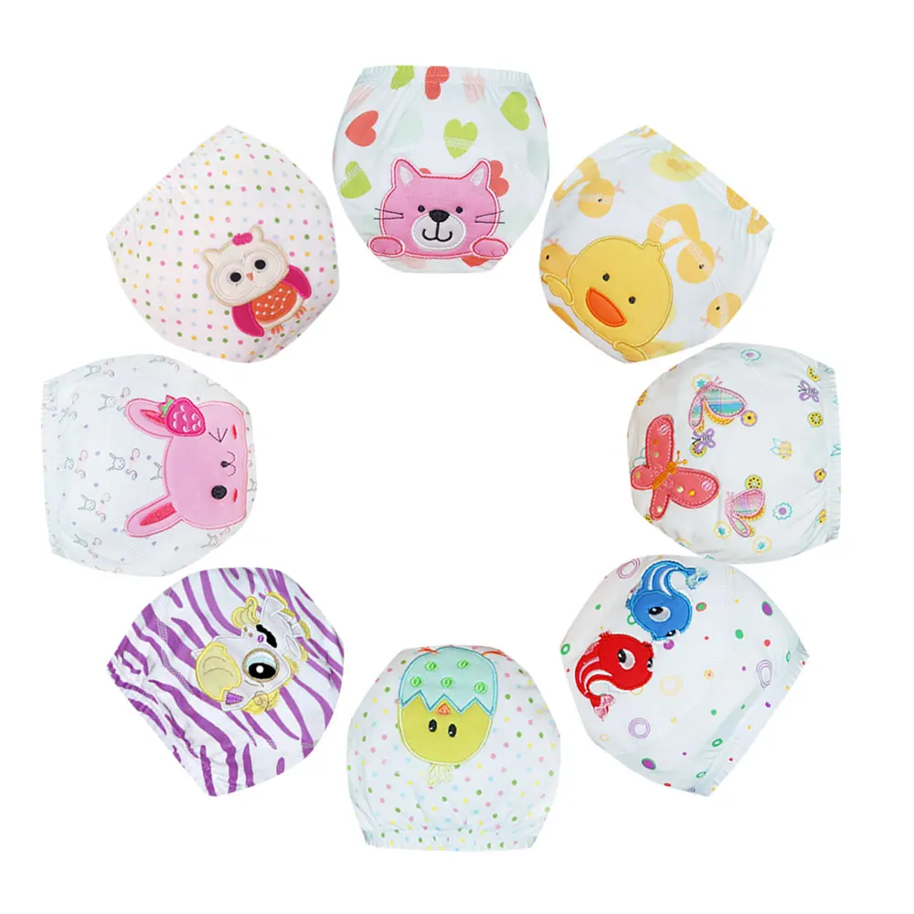 Оптовая продажа Детские водонепроницаемые подгузники брюки трусики для