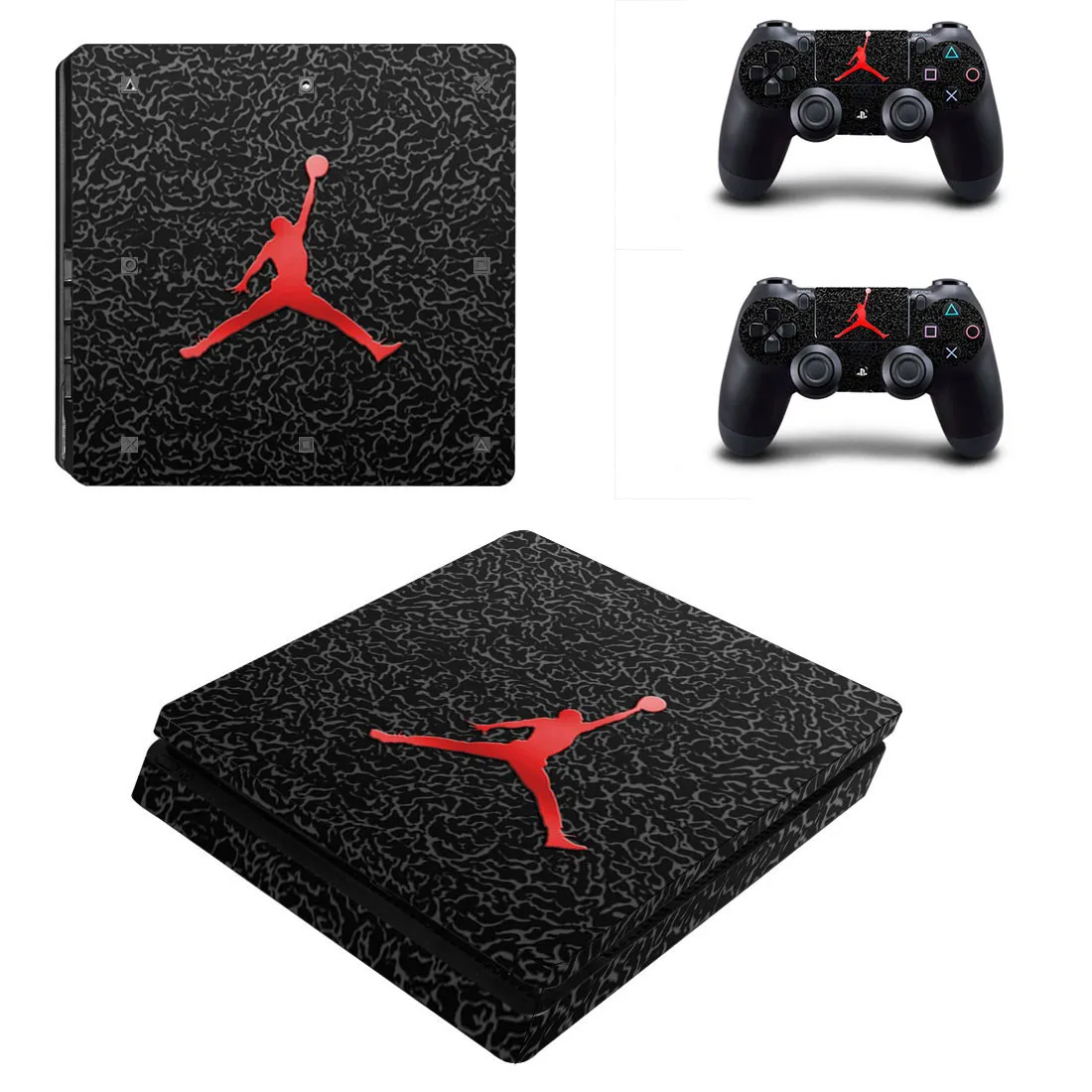 PS4 тонкие наклейки PS 4 Play station 4 тонкие виниловые наклейки на кожу Jordan Pegatinas для playstation 4 Slim консоль и контроллер