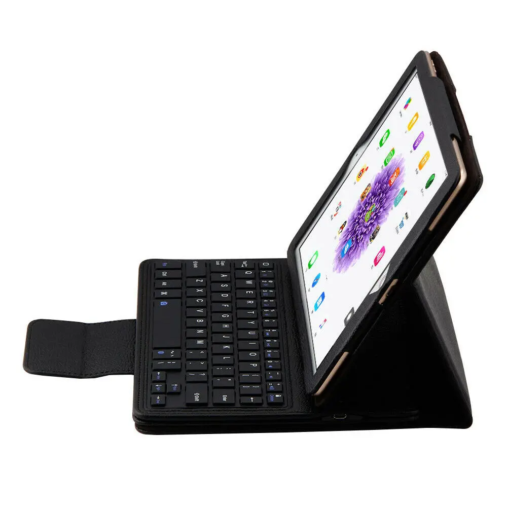 Беспроводная Bluetooth клавиатура Smart Cover для Apple iPad Pro 10,5 дюймов чехол из искусственной кожи Litchi клавиатура с узором чехол для планшета