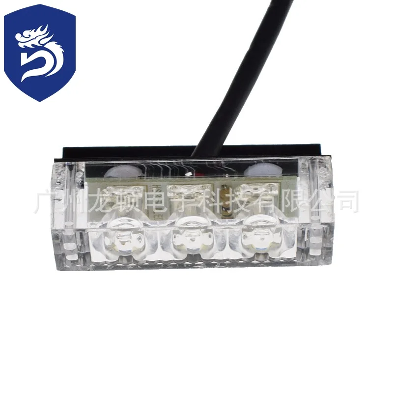 Напрямую от производителя притащили шесть 3X6LED решетчатая подсветка передние стробоскопы проблесковая лампа 18LED