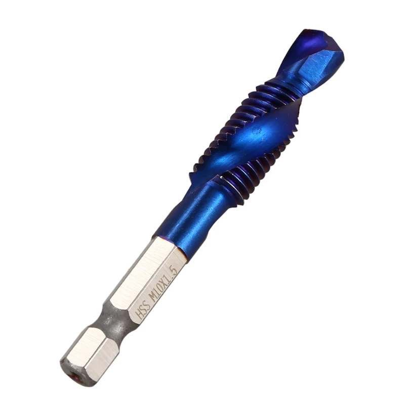 6Pcs 1/4 Hex Shank Hss Metric Thread Tap Hss Drill Bits Spiral Tap Hand Screw Taps M3 M4 M5 M6 M8 M10 Tap Sets 6Pcs 1/4 Hex Shank Hss Metric Thread Tap Hss Drill Bits Spiral Tap Hand Screw Taps M3 M4 M5 M6 M8 M10 Tap Sets