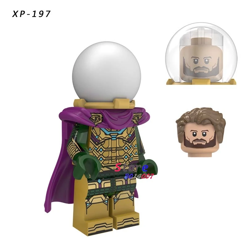 50 шт. Marvel фильм Человек-паук Веном вдали от дома Mysterio Мария Хилл Лиз гидро человек паук строительный блок для детей игрушки - Цвет: XP197