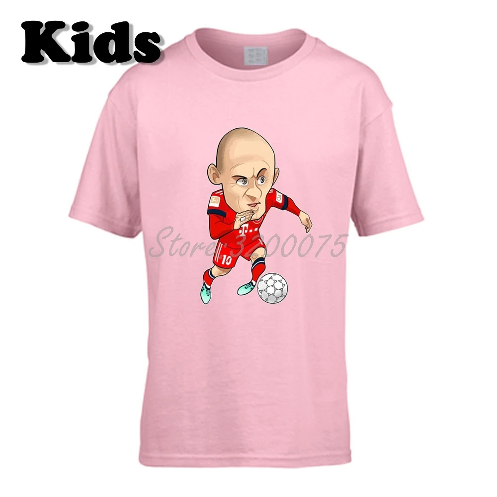 Детская футболка Arjen Robben 10, одежда с героями мультфильма «голландская легенда» футболка для мальчиков и девочек футболка с круглым вырезом, W19102809 - Цвет: 8
