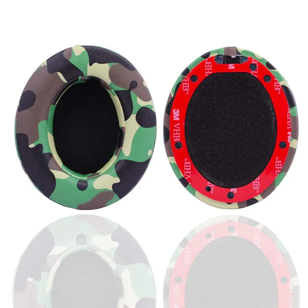 B30 Camo Green Сменные амбушюры Wantek Beats Cushion-Совместимость с наушниками Beats Studio O2 и Studio o3/Wired B0500/wireless B0501, черный - Цвет: B30 Camo Green