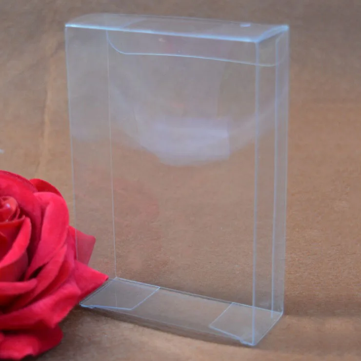 

20Pcs/Lot PVC Clear Plastic Packaging Boxes Small Craft Gift Wedding Party Favor Transparent Packageing Box for card/photos