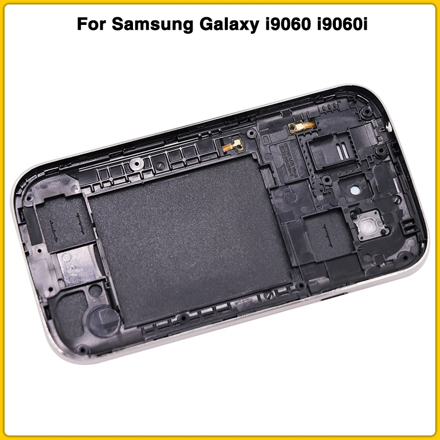Новый полный корпус i9060 крышка батареи для Samsung Galaxy Grand Neo i9060i средняя рамка +