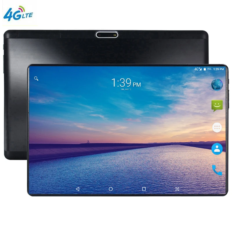 

2020 1920*1200 2.5D Tempered Glass Screen 10.1 inch Deca Core 3G 4G FDD LTE Tablet 8GB RAM 128GB ROM Android 9.0 tablet 10 Pocke
