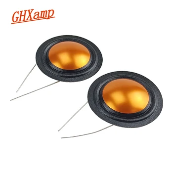 Ghxamp 25.9mm 4ohm 트위터 보이스 코일 실크 티타늄 다이어프램 고음 수리 부품, 동일한 측면 원형 구리 와이어 1 쌍