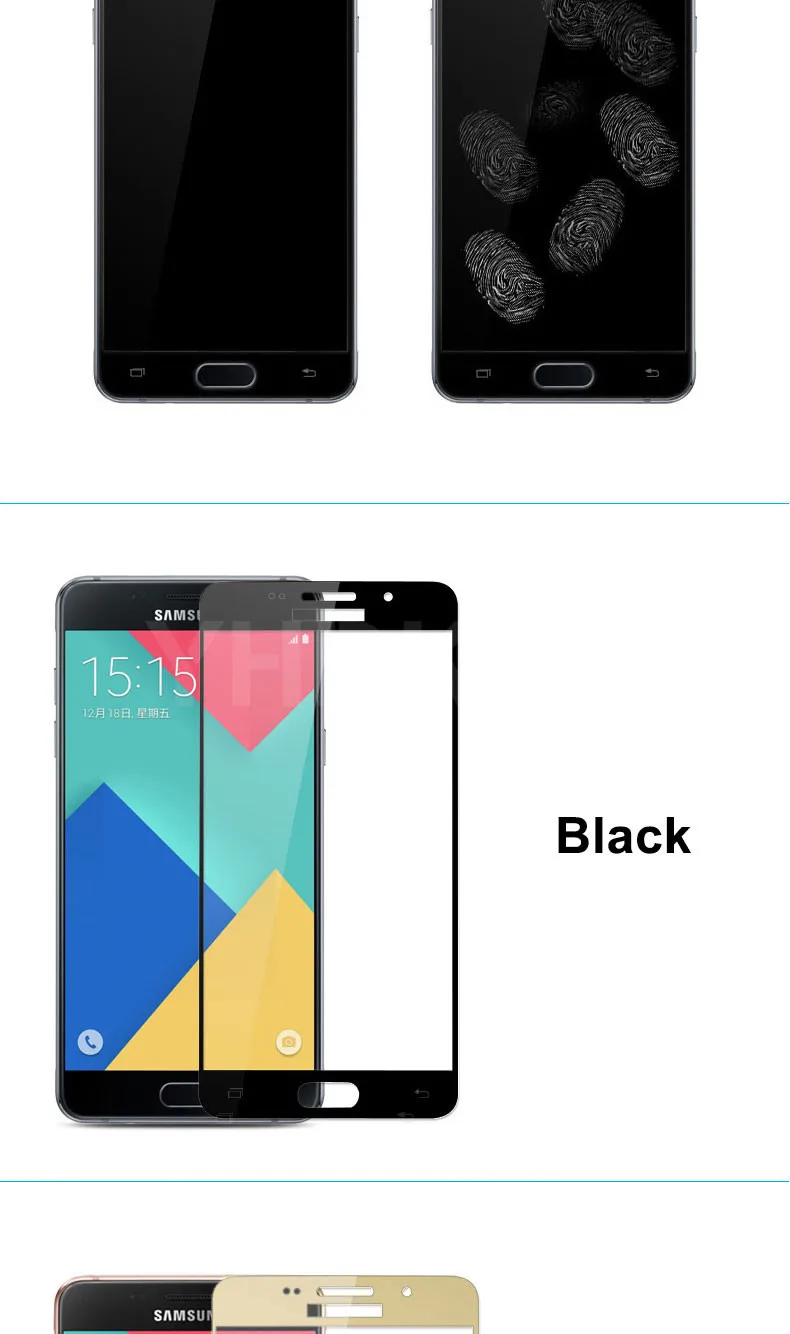 9D защитное стекло на Samsung Galaxy A3 A5 A7 J3 J5 J7 S7 телефон Закаленное стекло Защитная пленка чехол