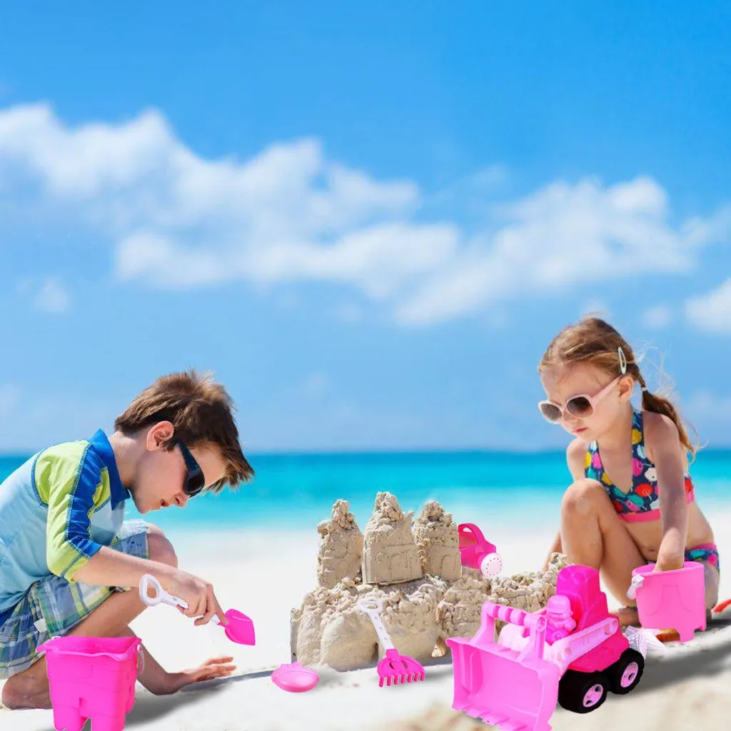 5pcs sortierte kreative Strand Spiel gesetzte Auto Sand Form Kind im