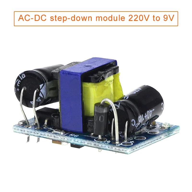 220 В до 90 в ac-dc понижающий модуль изоляции переключатель питания 9v500mA OD889