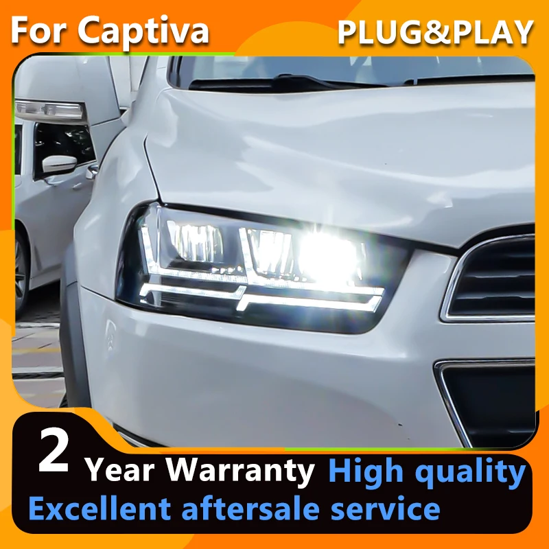 

Full LED Head Lamps For Chevrolet Captiva 2011-2018 LED Day Running Light LED Dynamic Turn Signal Light LED Low Beam/High Beam