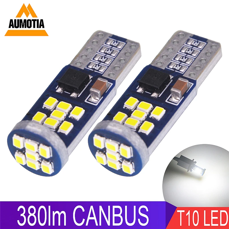 200x CANBUS 350lm супер яркий smd T10 Автомобильный светодиодный светильник W5W 18 21 светодиодный s авто внутренний боковой светильник s лампа номерного знака