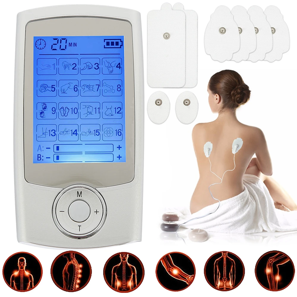 

16 models Englis Manual Electric Herald Tens Acupuncture Body Massage Pulse Meridian Machine Muscle Stimulator