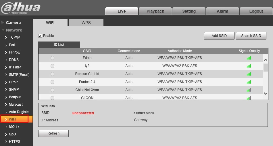 6.wifi setting