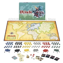 Risco jogo de tabuleiro de estratégia global para dominação, jogos de guerra risico/risco, jogos de mesa, 2-6 jogadores