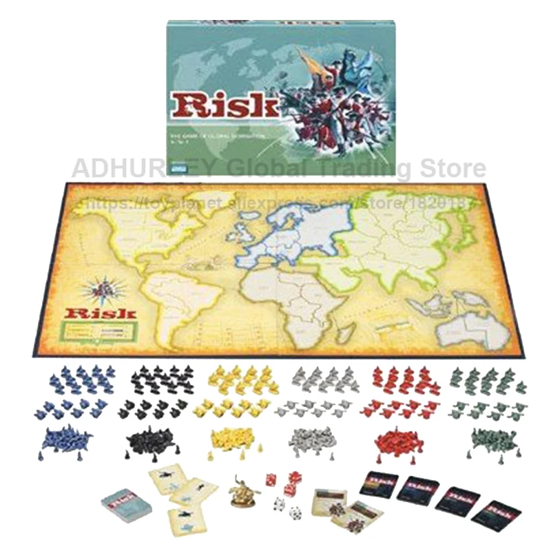 Risk Global Domination Strategie Bordspellen War Game Risico/Risco Tafel Games 6 Spelers|Speelkaarten verzameling| - AliExpress