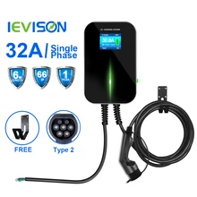 32A 1 Phase EV Charger Wallmount Electric Vehicle Charging Station EVSE Wallbox with Type 2 Cable IEC 62196-2 for Mercedes-Benz