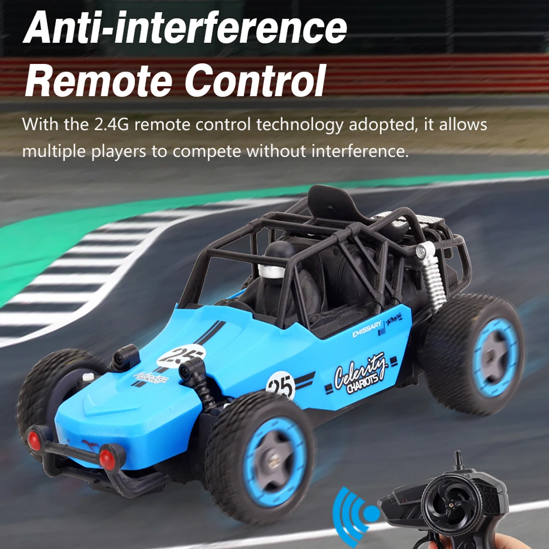 JJRC 1:20 2,4G пульт дистанционного управления гоночный автомобиль внедорожник-Q72 зеленый