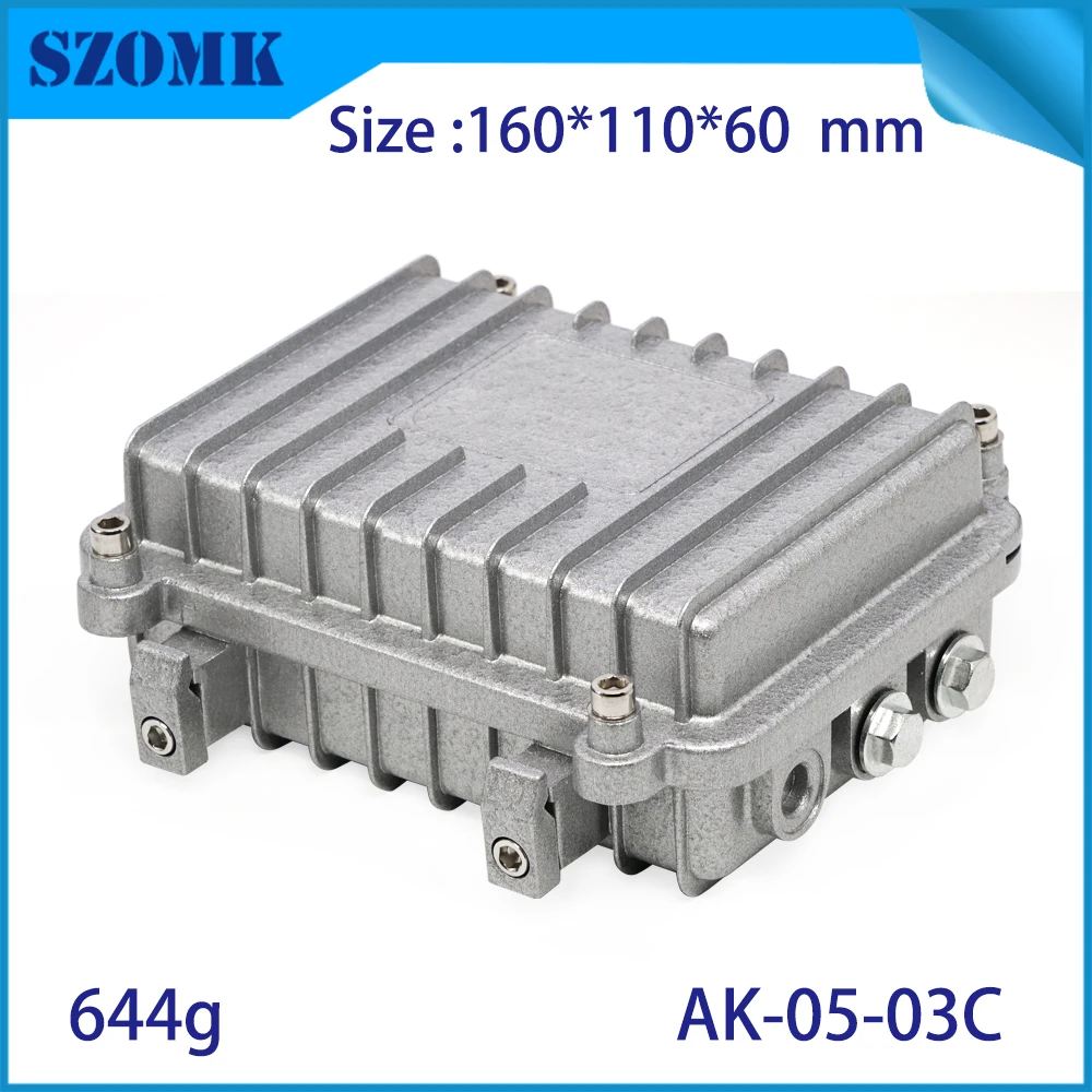 outdoor IP67 waterproof aluminum amplifier die cast enclosure for signal monitoring equipment (1)