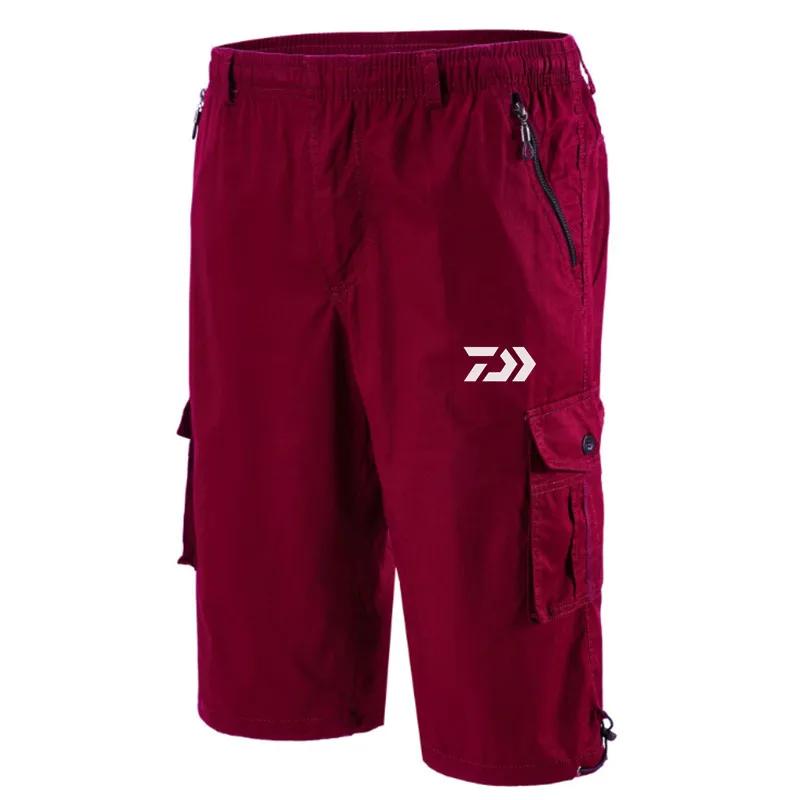 Summer Fishing Shorts Daiwa Clothes Men Outdoor Sport Cropped Trousers Breathable Nython Quick Dry Cycling | Спорт и развлечения