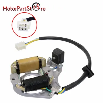 

New Performance 5 Wires Stator Ignition Magneto Plate for 50 110 125 110cc Chinese 2 Coil Taotao ATV Quad