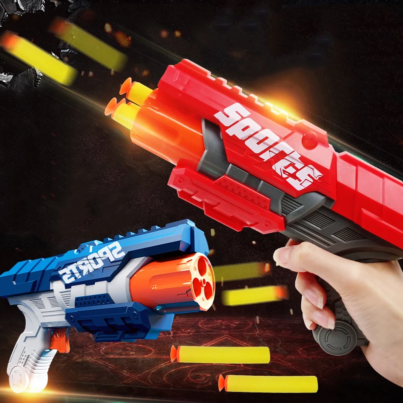 Nerf pistolets fléchettes Airsoft jouet doux trou creux tête mousse 7.2CM recharge balles balle sûre pour garçons enfants enfant jeu de plein air cadeau