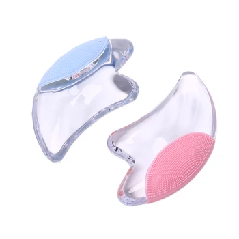 

1PC Crystal Plate Gua Sha Scraper Massage Tool Facial Scrape Face Washing Brush Face Care Tool