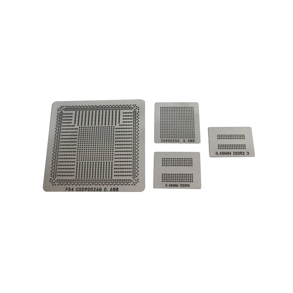 filler rod BGA Direct Heating Reballing Stencils for PS4 IC Reball Station CXD90025G CXD90026G DDR5-RAM DDR7 CXC90044GB DDR3-SDRAM Kit stainless steel welding electrodes